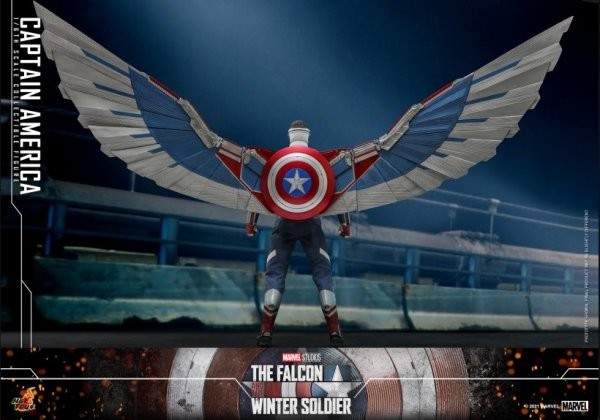 ホットトイズ 1/6フィギュア ファルコン & ウィンター・ソルジャー キャプテン・アメリカ Captain America TMS040 新品未開封_画像6