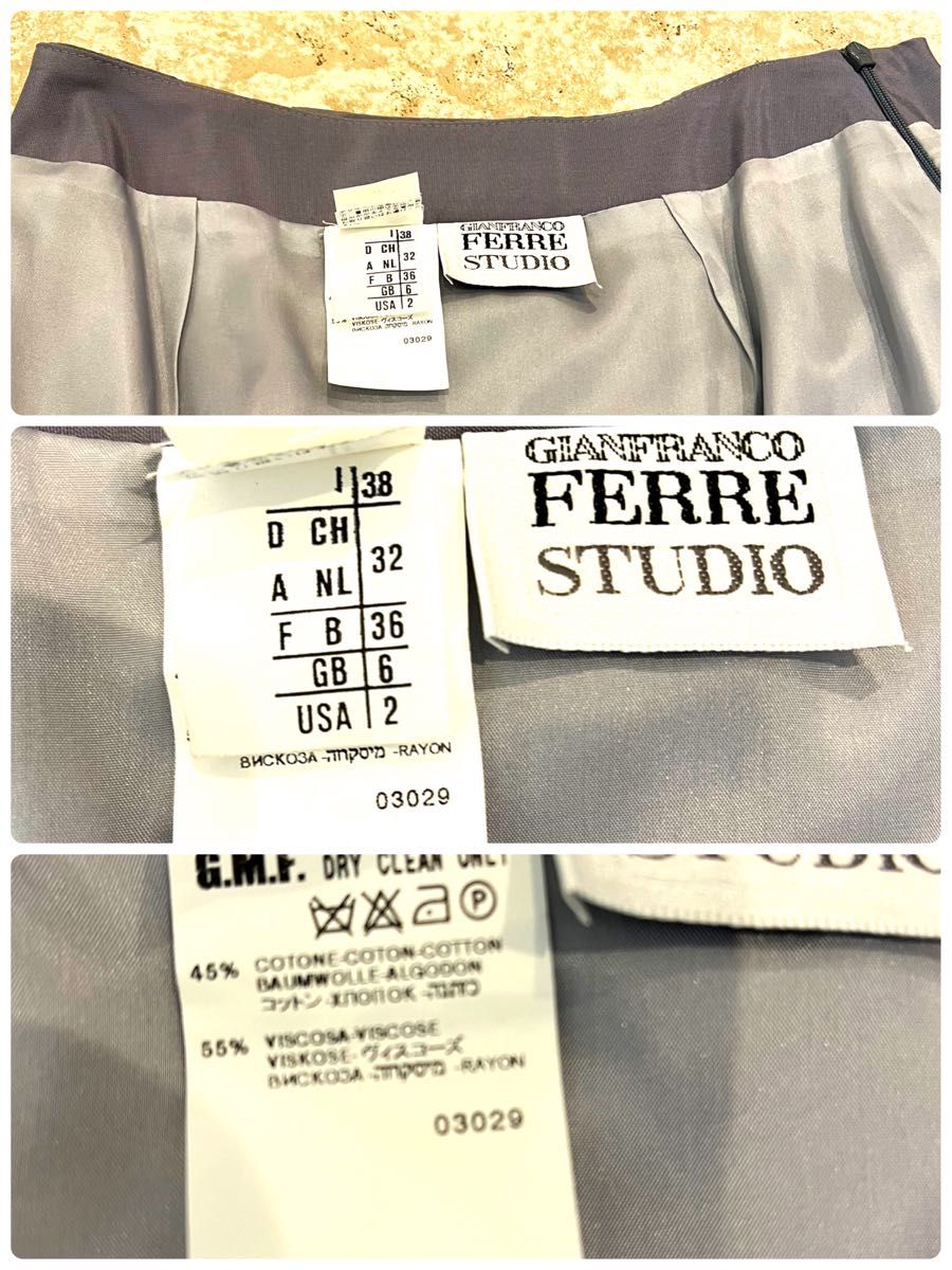 GIANFRANCO FERRE ジャンフランコフェレ セットアップ1点&新品スカート