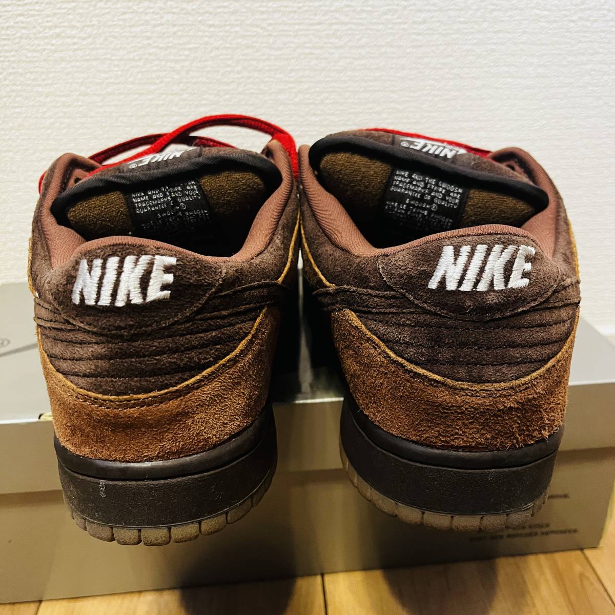 新品同様】NIKE DUNK LOW SB PRO「つま赤」28cm ナイキ ダンク