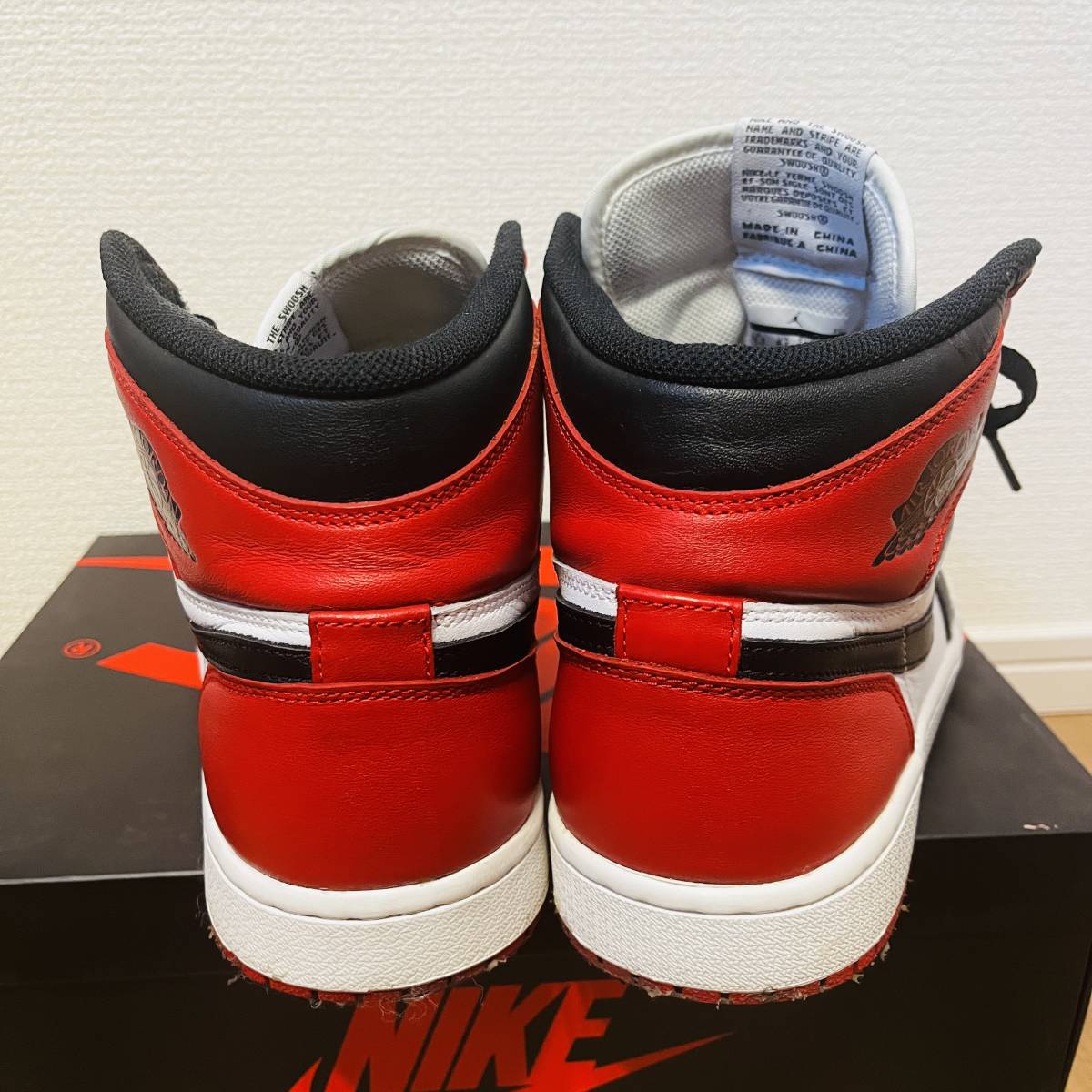 NIKE AIR JORDAN エア ナイキ RETRO OG「つま黒」28.5cm HIGH