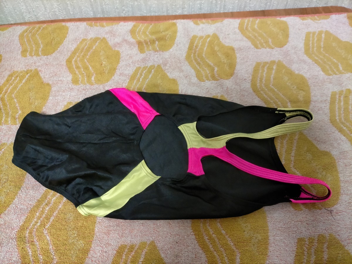  женский .. купальный костюм тренировка купальный костюм One-piece черный розовый оттенок желтого 150minato плавание school 