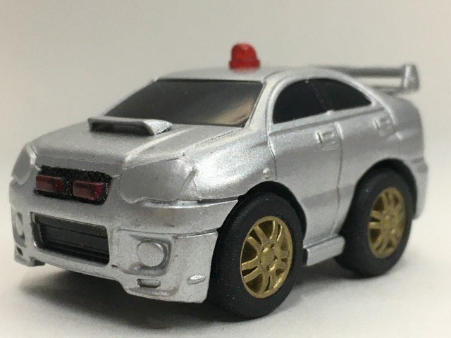 ■★THE POLICE　03　SUBARU IMPREZA WRX STI（覆面パトカー）（警察車両/プルバックカー)_画像1