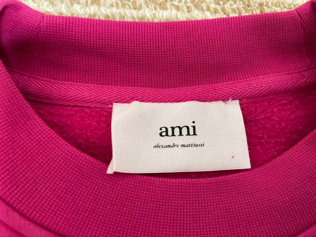 アミ AMI スウェット トレーナー ピンク サイズS | arvotulkki.fi
