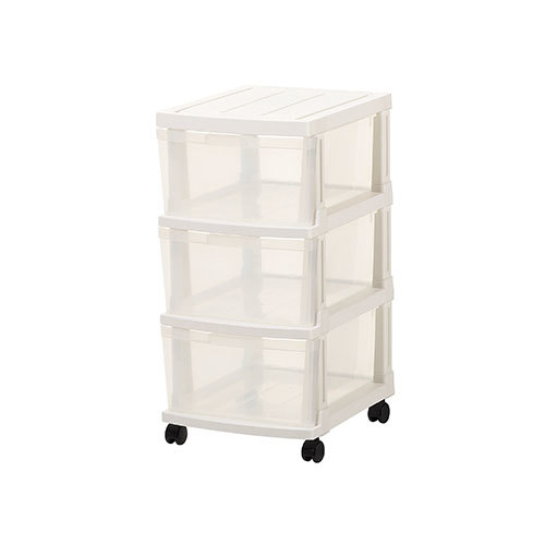  storage case drawer width 34 storage box stylish chest clothes case closet living with casters . made in Japan white 3 step 