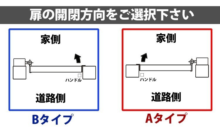 門扉 アルミ YKK シンプレオ 6型 両開き 門扉フェンス 0818 扉幅80cm×高さ180cm 全幅1856mm DIY 門柱タイプ_画像5