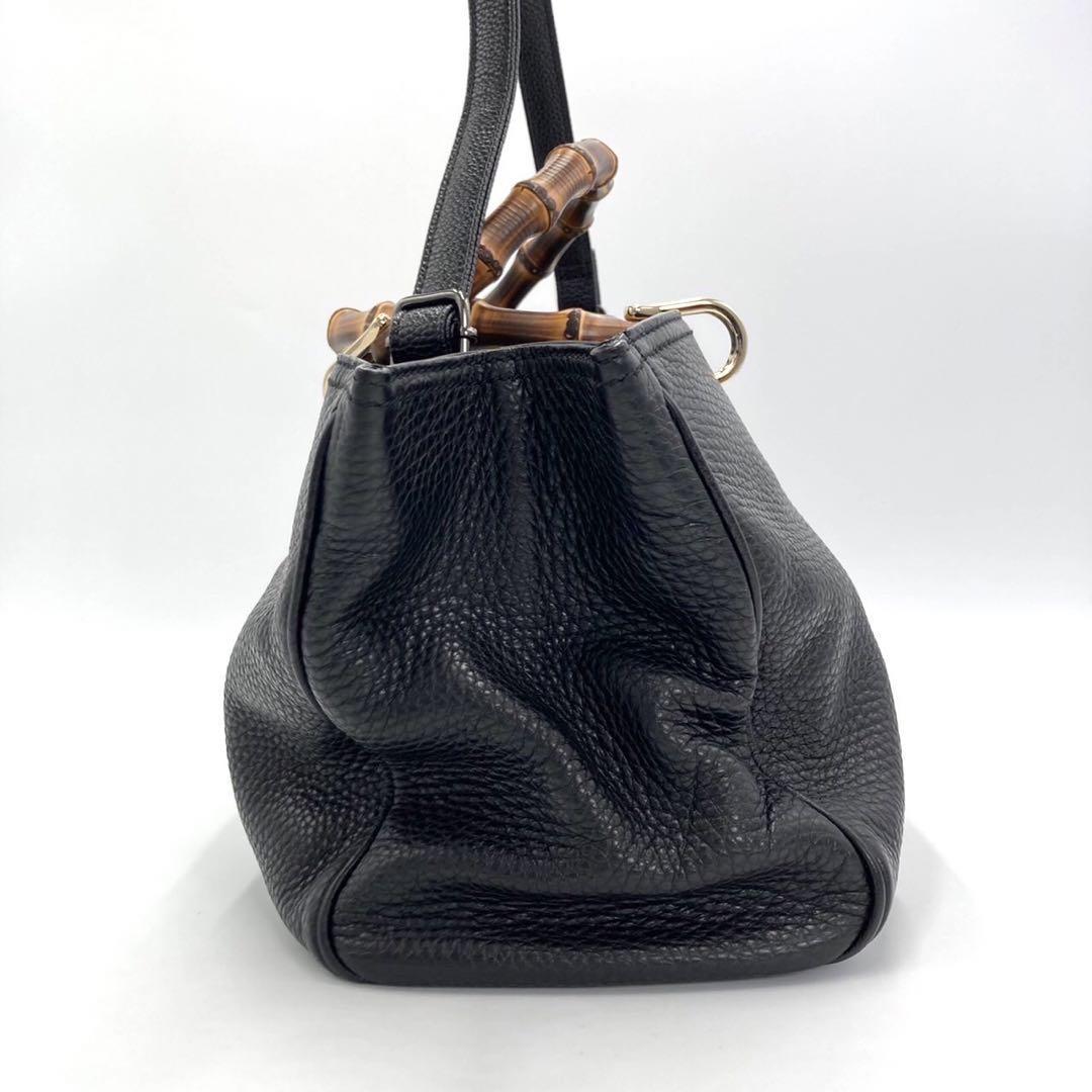 極美品 ◇グッチ GUCCI バンブー ショッパートート ミディアム 2way