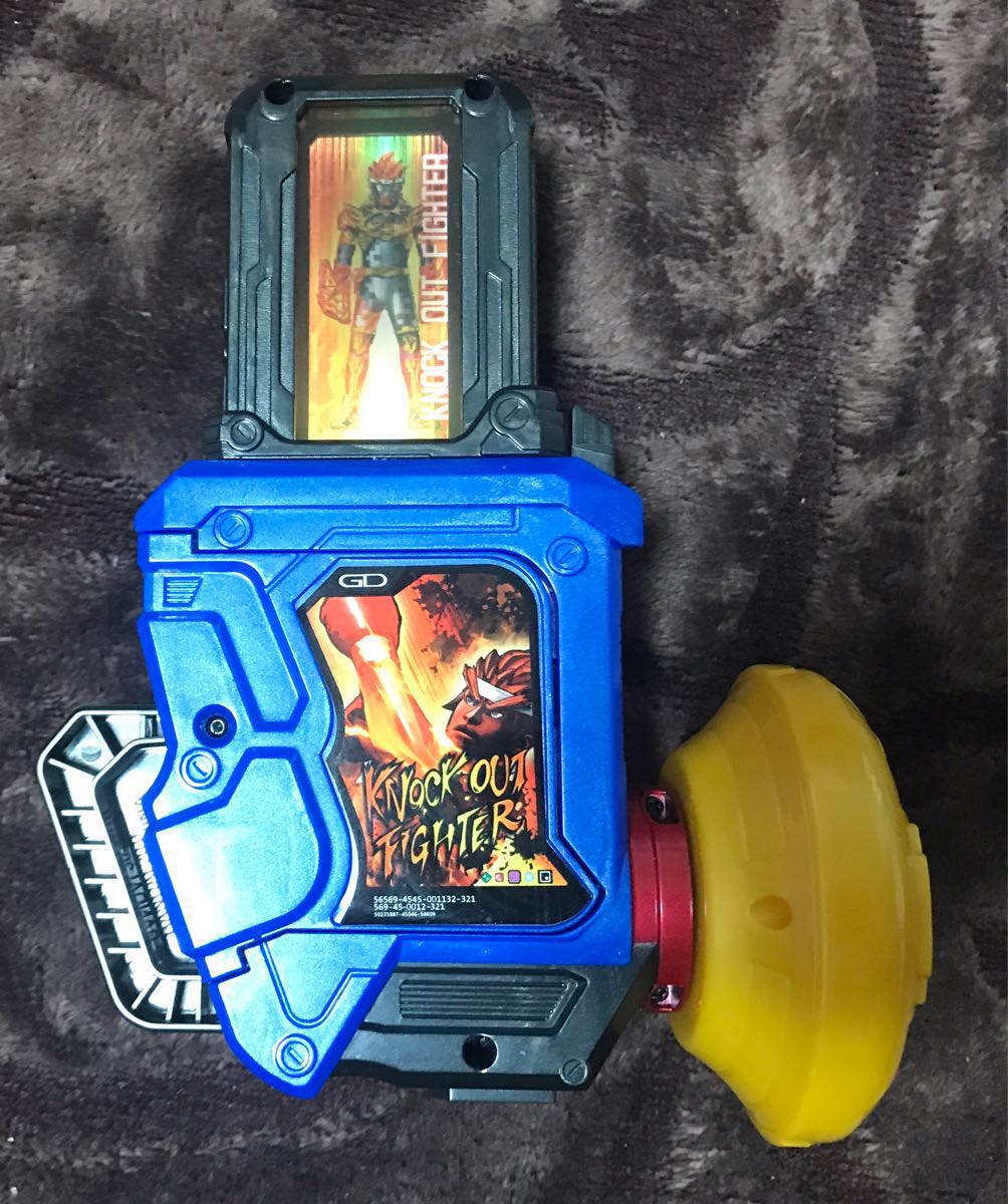 美品DX ガシャットギア デュアル 仮面ライダー エグゼイド 変身ベルト ゲーマドライバー おもちゃ パラド ビルド ゾンビ ガシャット 青 2
