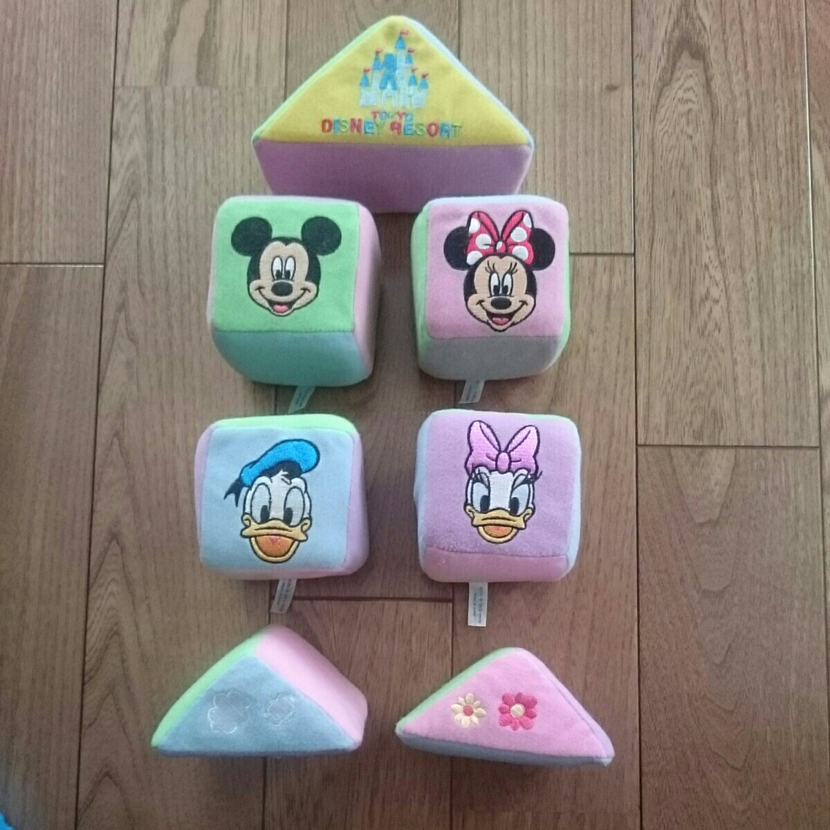 東京ディズニーリゾート 布製の積み木 ブロック ディズニーランド ディズニーシー_画像1