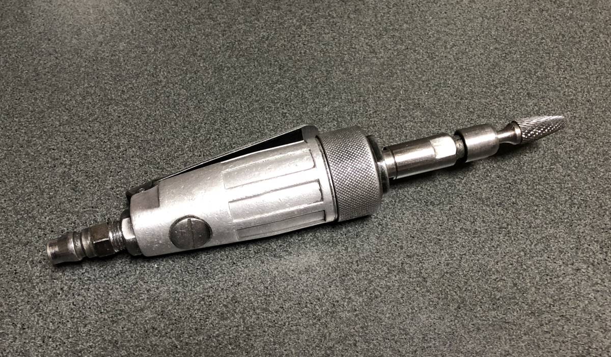 yokota ミゼットグラインダー ストレート型 MG-1A 動作確認済み 彫刻 +金属削りビット付き_画像3