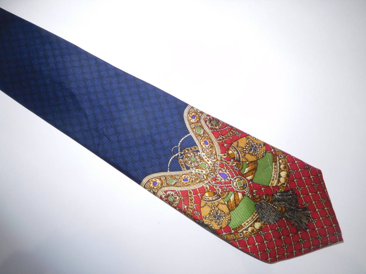 (55)/VERSACE bell search necktie /25/ Versace super-beauty goods 