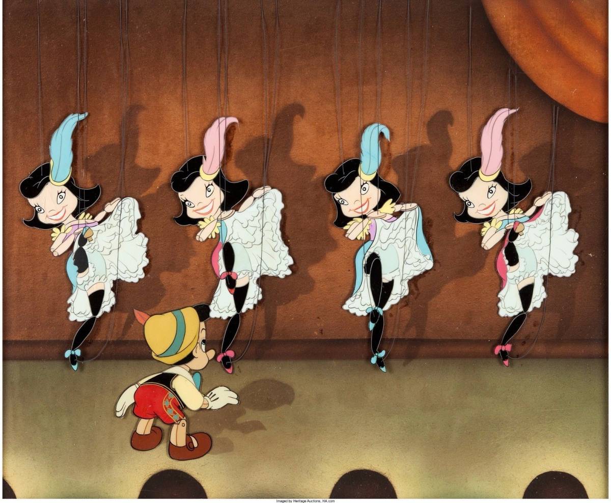 Yahoo!オークション - Disney ディズニー ピノキオ セル画 原画 Yahoo!オークション - Disney ディズニー ピノキオ セル画 原画