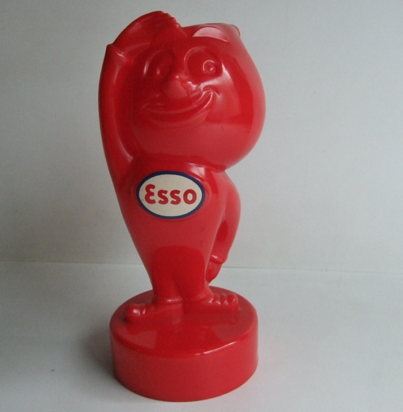 レア 1950’s ESSO オイルドロップ ペパーミント色 ビンテージ貯金箱 レア 1950's ESSO オイルドロップ ペパーミント色 ビンテージ