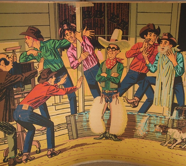 話題の人気 ヴィンテージ 当時物 ポスター 店頭用 リーバイス LEVI'S 1950 看板