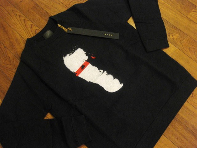 名作 本物 新品 BLACK RING ブラックリング スウェット トレーナー S 伊製 MADE IN ITALY イタリア製 定価:19,950円_画像3