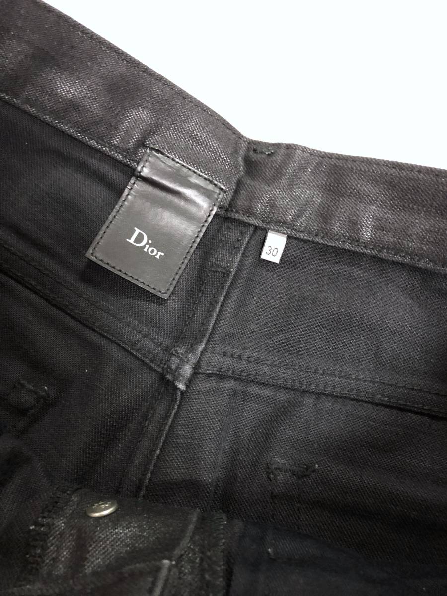 正規 エディ期 Dior Hommeディオールオム コーティングデニム 正規 エディ期 Dior Hommeディオールオム コーティングデニム