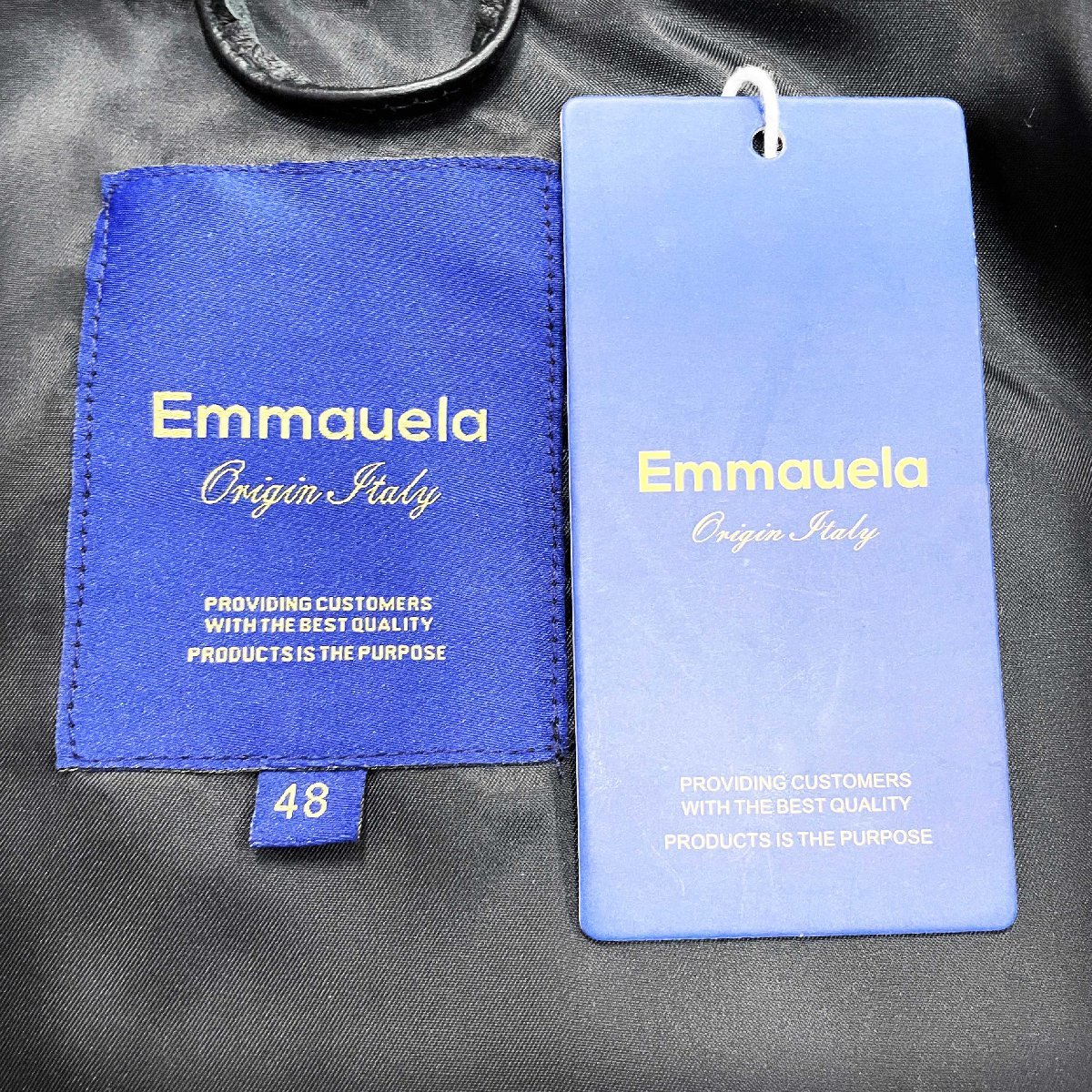 個性・ライダース 定価16万◆Emmauela・イタリア・ミラノ発◆上質牛革 重厚 USAF*TYPE スカル刺繍 本革 レザージャケット M/46サイズ_画像9