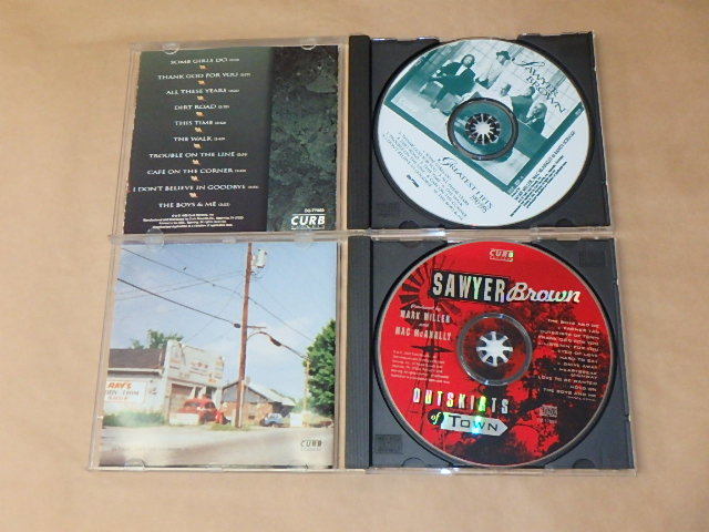 ソーヤー・ブラウン CD2枚セット　/　Greatest Hits 1990-1995　/　Outskirts of Town　/　輸入盤　 Sawyer Brown_画像2