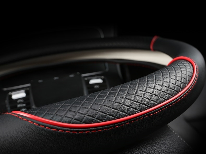 ハンドルカバー レガシィ BL5 BP5 ステアリングカバー スバル 選べる5色 DERMAY typeI_画像7