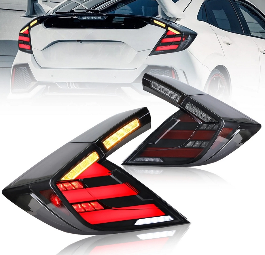 LED tail light Civic FK7 FK8 Honda sequential winker smoked VLAND