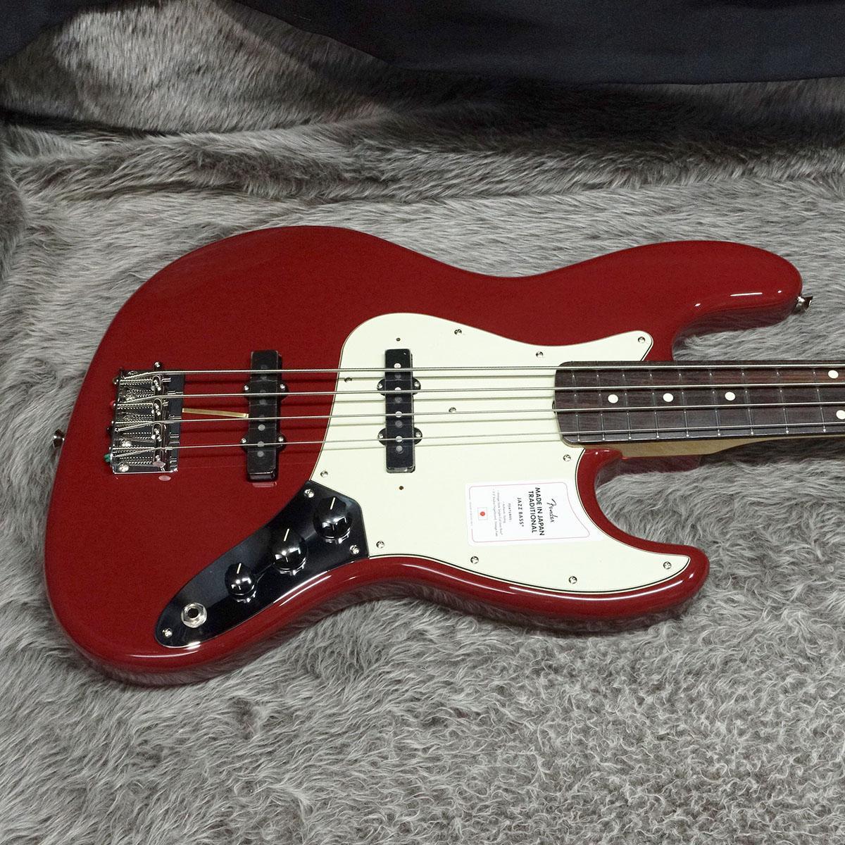 Fender 2023 Collection Made in Japan Traditional 60s Jazz Bass RW Aged  Dakota Red