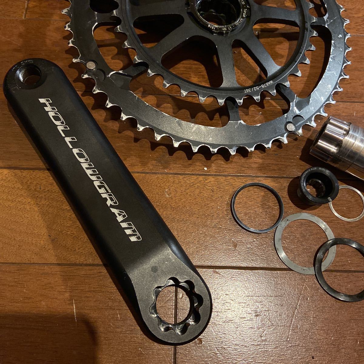 Hollowgram SL SI クランクAssy ホログラム 170mm 52/36T Hollowgram SL SI クランクAssy ホログラム 170mm 52/36T