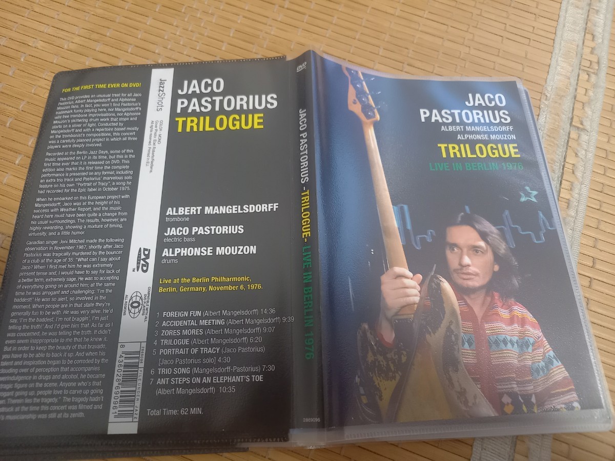 Jaco Pastorius 　TRILOGUE　輸入盤DVD 　ジャコ・パストリアス 　ソフトケース入り　同封可能_画像1