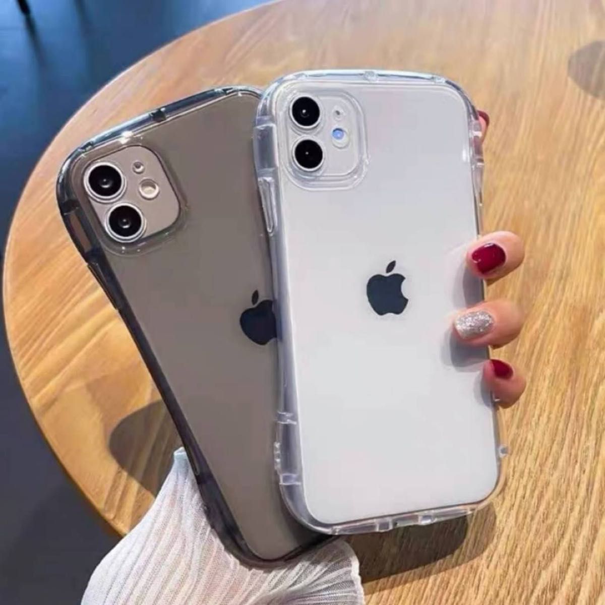 iPhoneケース iPhone13 透明 黒 クリア ブラック シンプル iPhoneケース iPhone13 透明 黒 クリア ブラック シンプル