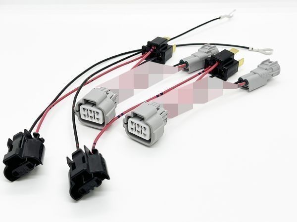 YO-575 [① 200 серия Hiace передняя фара изменение Harness галоген - LED]pon установка нет обработка адаптор кабель 4 type 5 type 