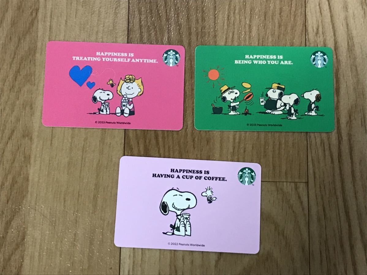  Starbucks карта Snoopy 3 шт. комплект PIN стружка завершено осталось высота 0 ссылка отмена завершено 