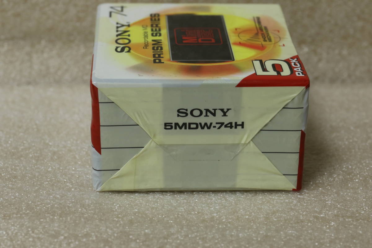 新品 SONY ソニー MD Mini Disc PRISM SERIES 74分 5枚パック 5MDW-74H 74min._画像5