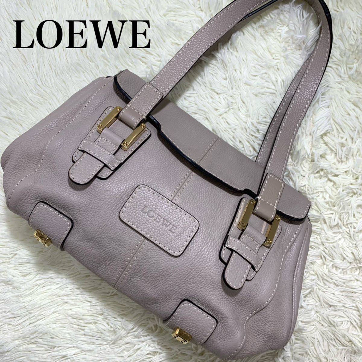 新作揃え 希少✨美品✨LOEWE ロエベ ショルダーバッグ パイソン 巾着型