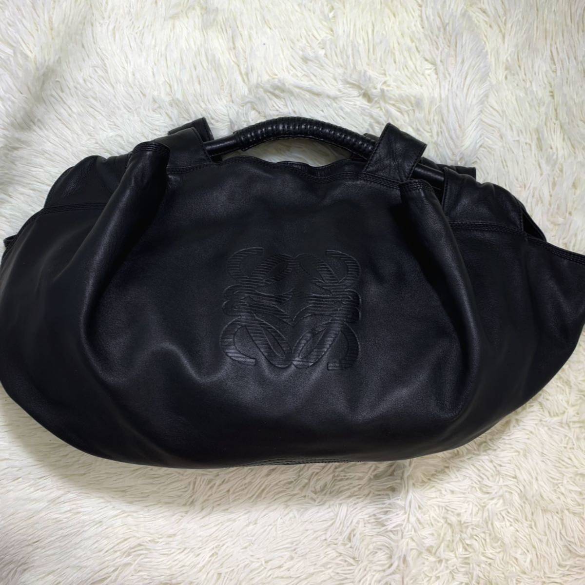 極美品!LOEWE ロエベ ナッパアイレ アナグラム ハンドバッグ トート