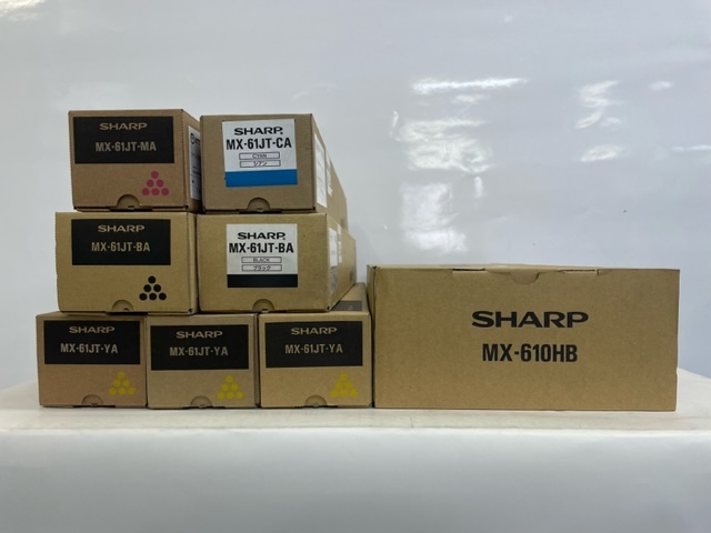 ヒート SHARP 【大阪発】【SHARP】純正未使用トナー ☆MX-61JT 4色(BA