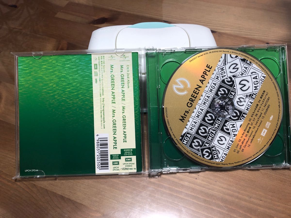 Mrs GREEN APPLE ミセス2nd Album ミセスグリーンアップル 初回 Mrs GREEN APPLE ミセス2nd Album ミセスグリーンアップル 初回