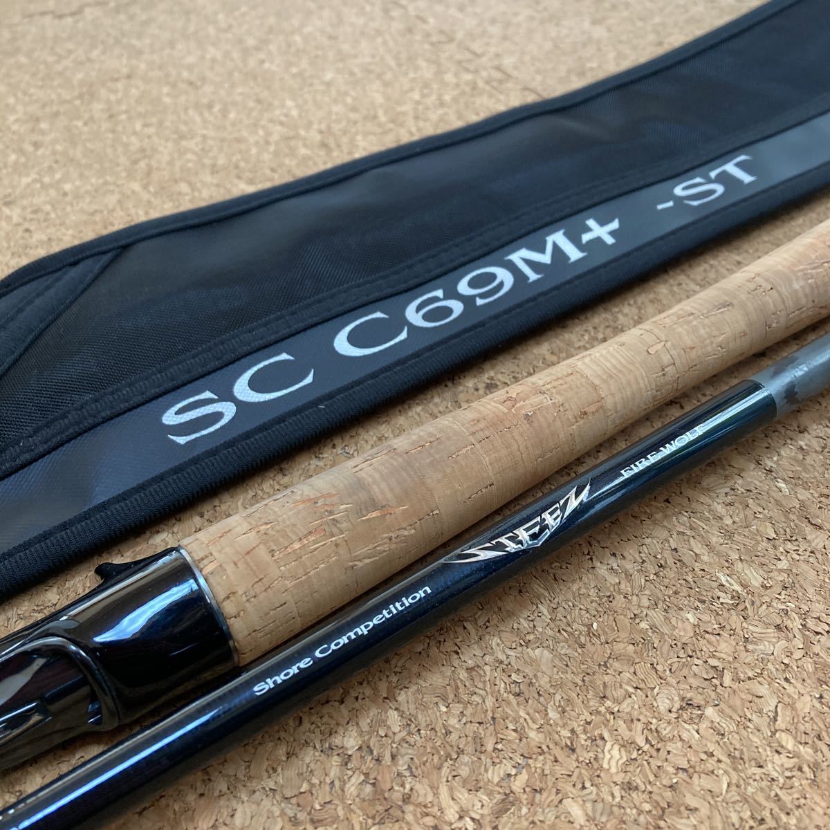ダイワ スティーズ ファイヤーウルフ SC C69M+ST 美品 グリップ
