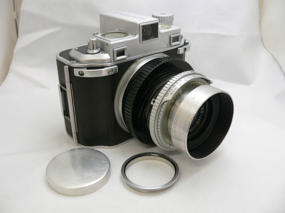 Kodak コダック メダリストI エクター 100mmF3,5 管理J858 - カメラ