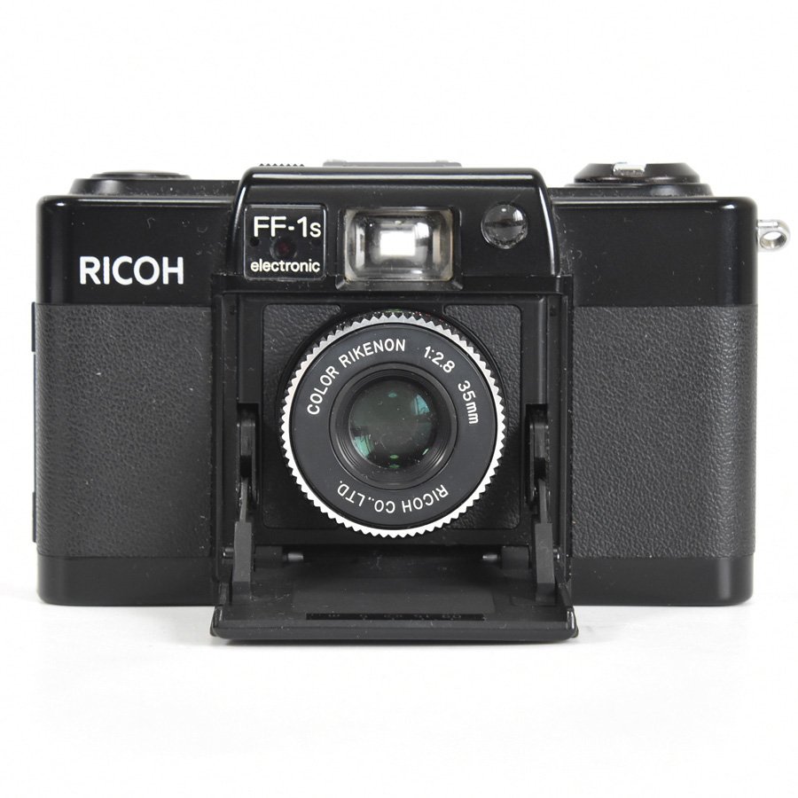 中古 動作OK RICOH FF-1s リコー 沈胴式 コンパクトカメラ フィルムカメラ リケノン 35mm F2.8 ケース付き
