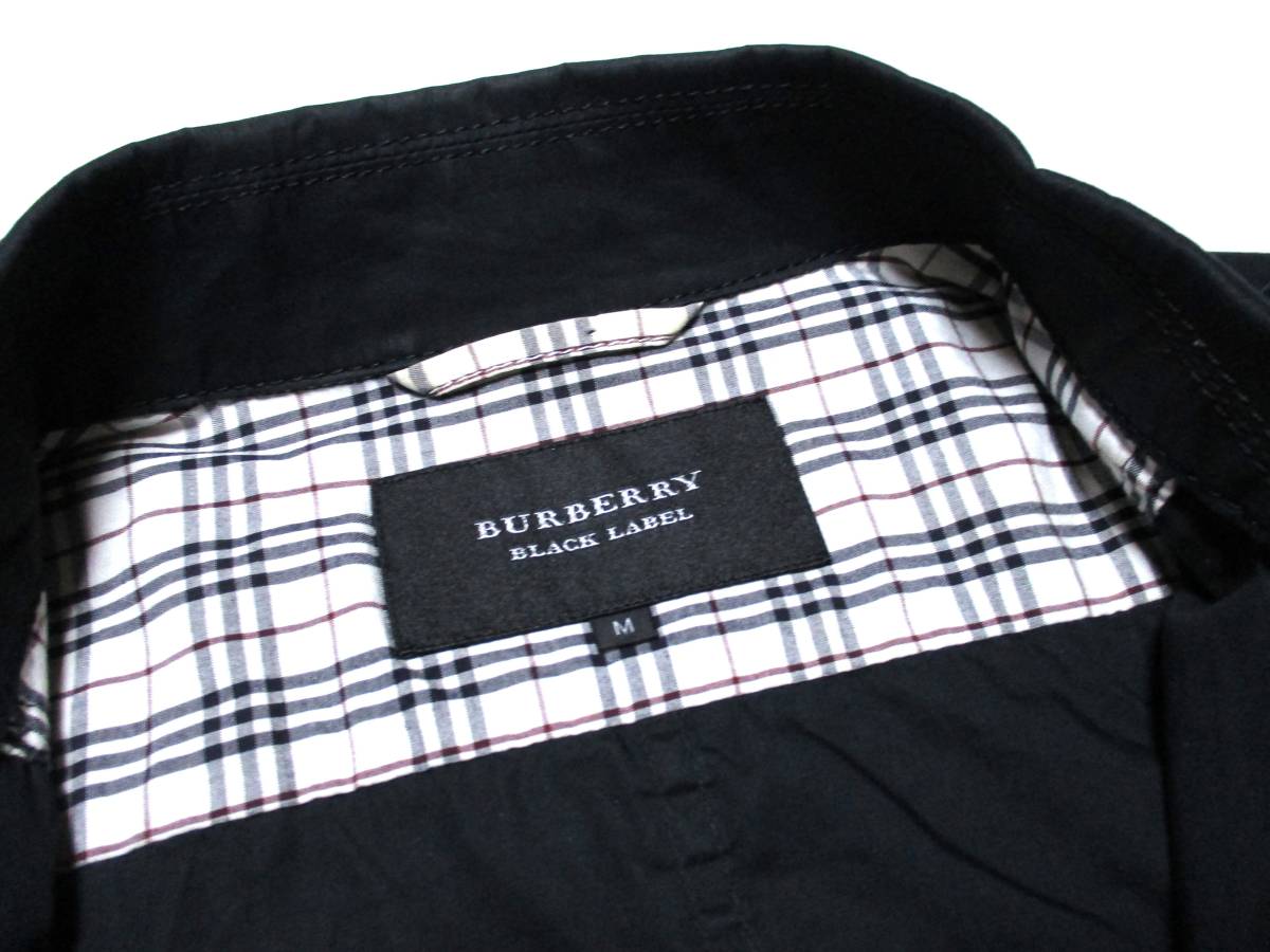 極美品 バーバリーブラックレーベル ホースロゴ 袖ストライプ トラック