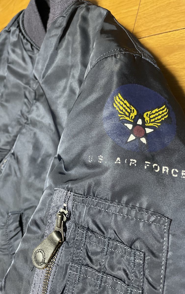 稀少 ALPHA アルファ 美品 90s USA製 50s復刻 TYPE B-15C MOD 稀少 ALPHA アルファ 美品 90s USA製 50s復刻 TYPE B-15C MOD