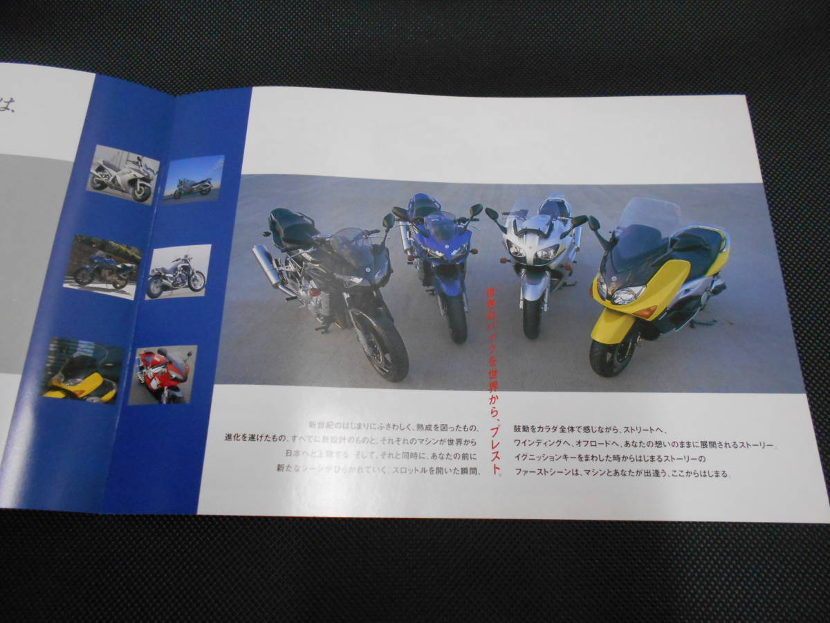 ☆プレストコーポレーション　ニューモデルコレクション　2001年(カタログ ヤマハ 逆車 バイクカタログ オートバイカタログ FJR R1 TDM WR_画像4