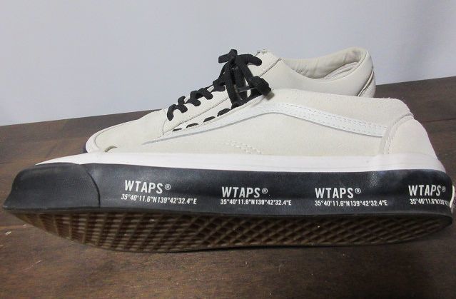 希少 wtaps ダブルタップス × vans バンズ Old School スウェード スニーカー シューズ 28.5cm_画像1