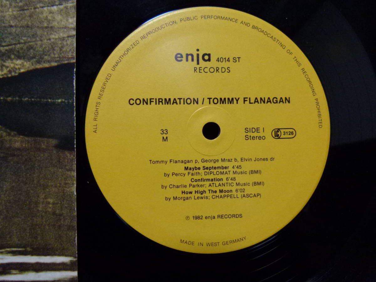 ■激レア■美盤オリジナル■TOMMY FLANAGAN■CONFIRMATION■_画像2