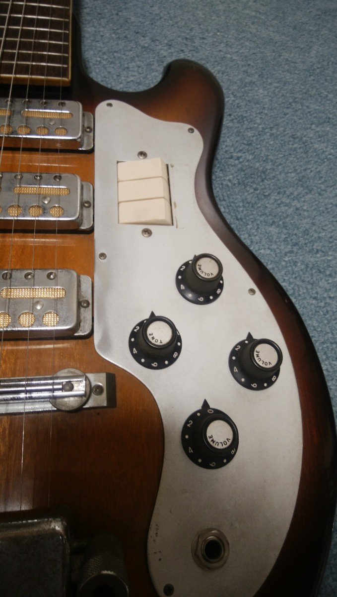 Yahoo!オークション - TEISCO WG-3L ビザールギター Yahoo!オークション - TEISCO WG-3L ビザールギター