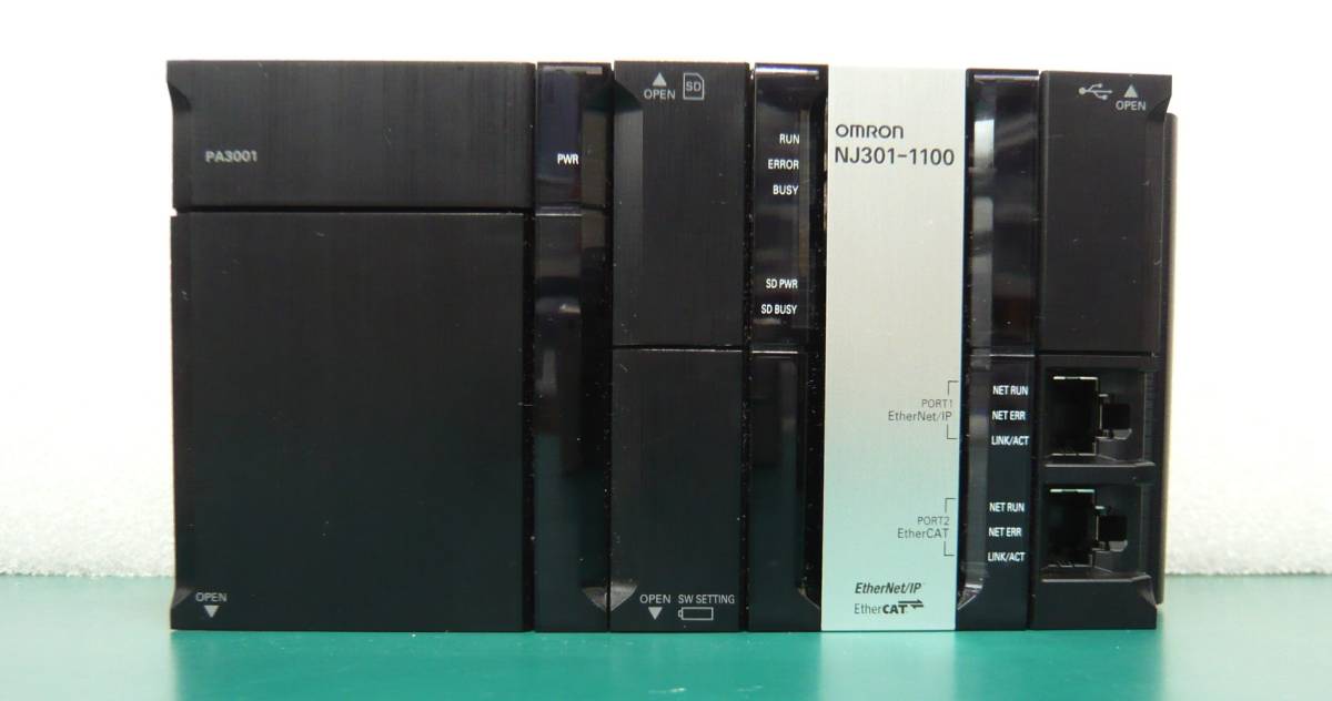 omron オムロン マシンオートメーションコントローラ NJ301-1100 NJ-PA3001 送料込み
