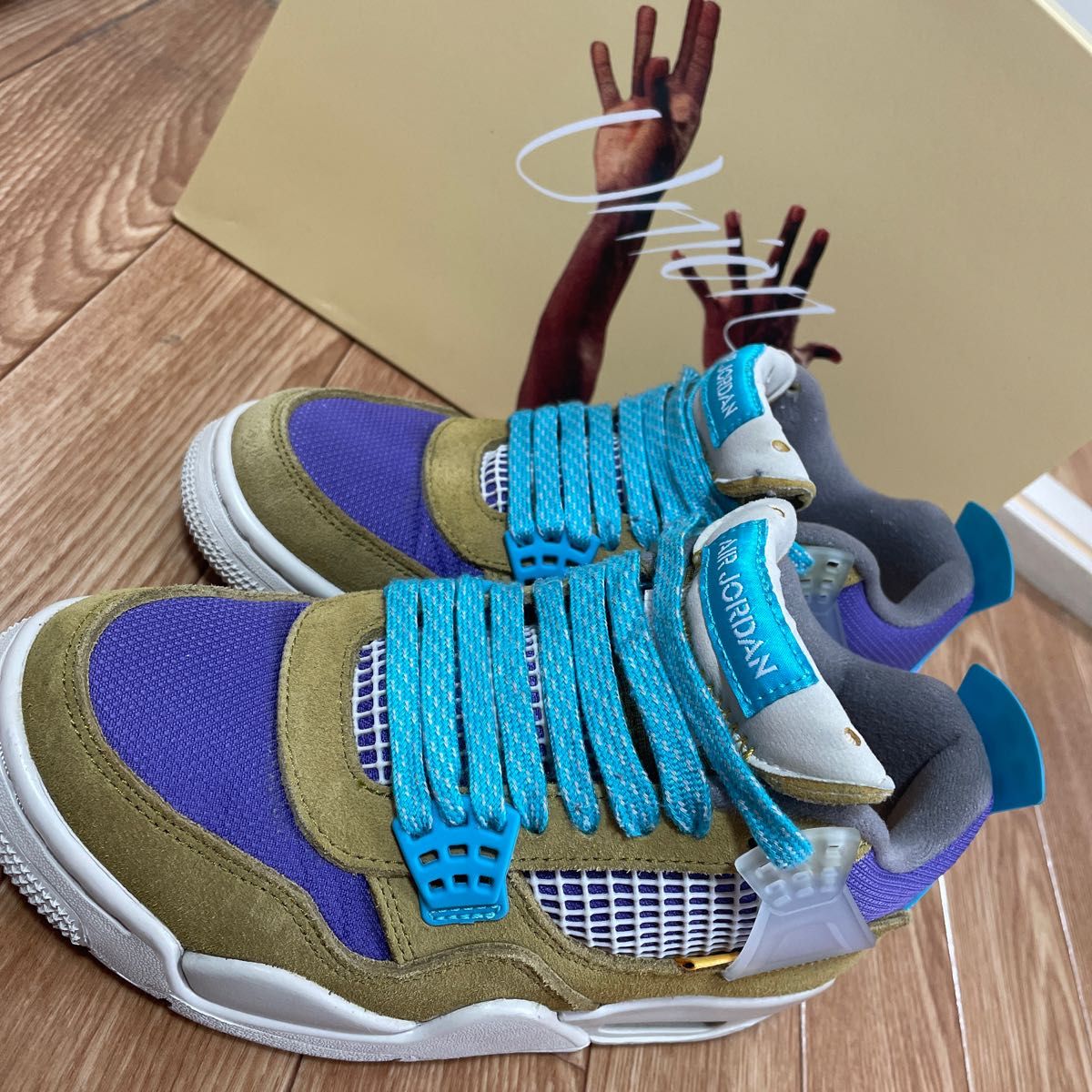 石見銀山 希少サイズ Union × Nike Air AJ4 - スニーカー