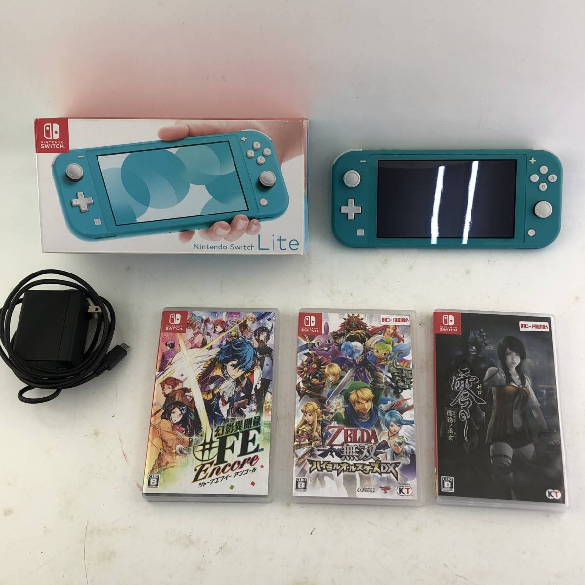 ニンテンドースイッチライト switch lite ターコイズ ソフト3本セット