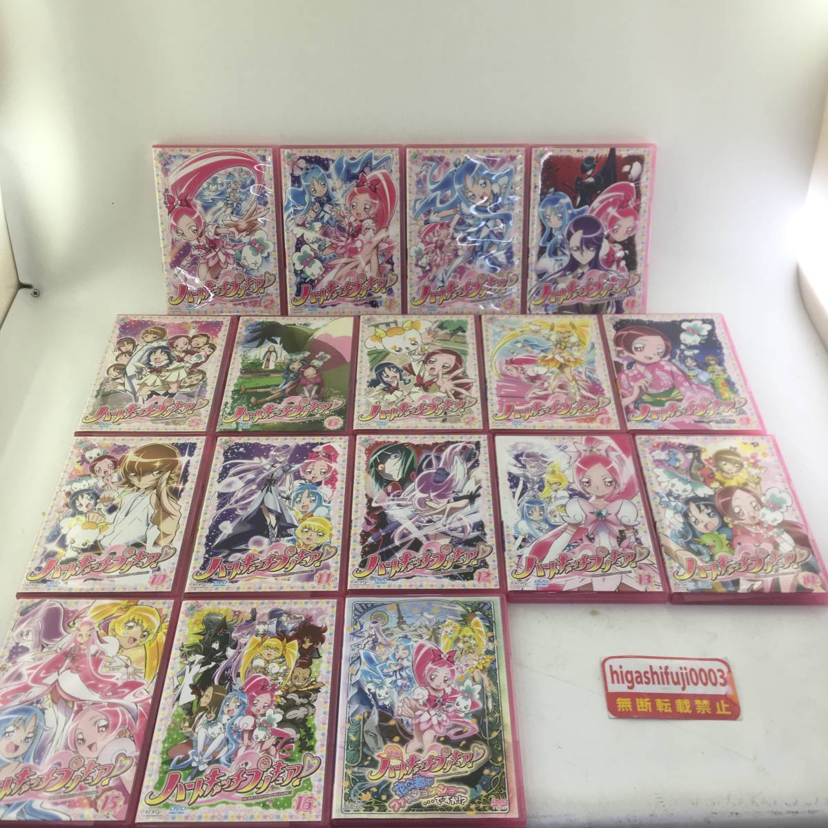 ハートキャッチプリキュア! DVD 全16巻 & 映画 1巻セット