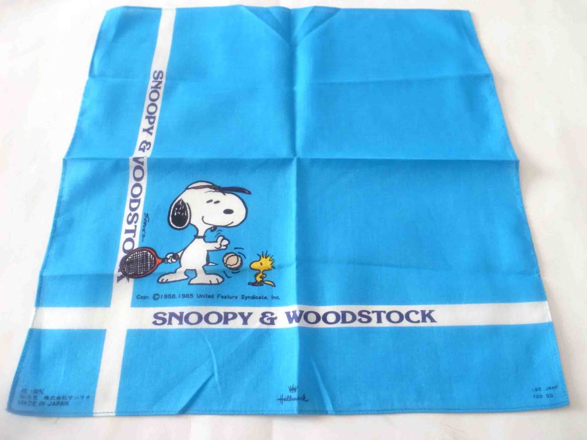 ★未使用　ハンカチ　スヌーピー　SNOOPY　サンリオ　昭和レトロ　ホールマーク　　Hallmark　3★★★_画像1