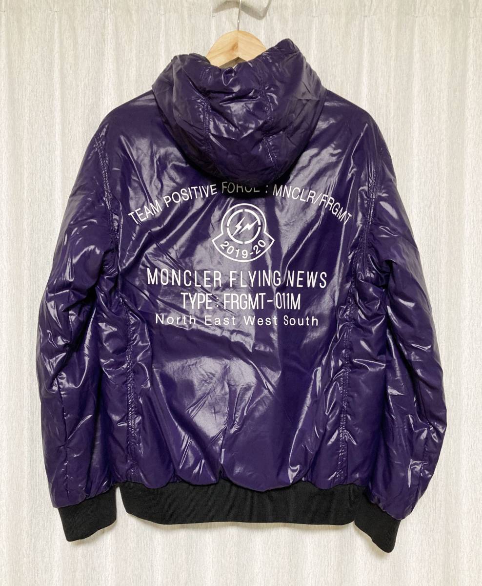 [MONCLER GENIUS FRAGMENT] 19AW DYLE バックロゴ リバーシブル ダウンジャケット パーカー 1 イタリア製 フラグメント モンクレール_画像1