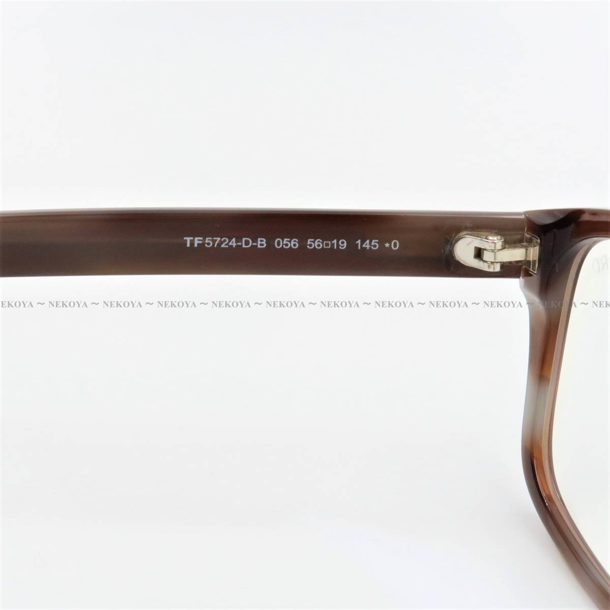 日本製 TOM FORD TF5724-D-B 056 メガネ ブルーライトカット 茶 | www